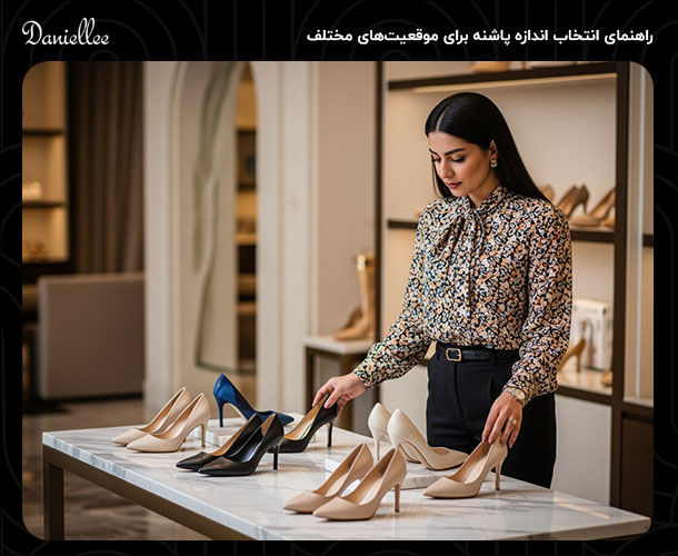 اندازه مناسب پاشنه کفش زنانه، راهنمای انتخاب برای استایل و راحتی