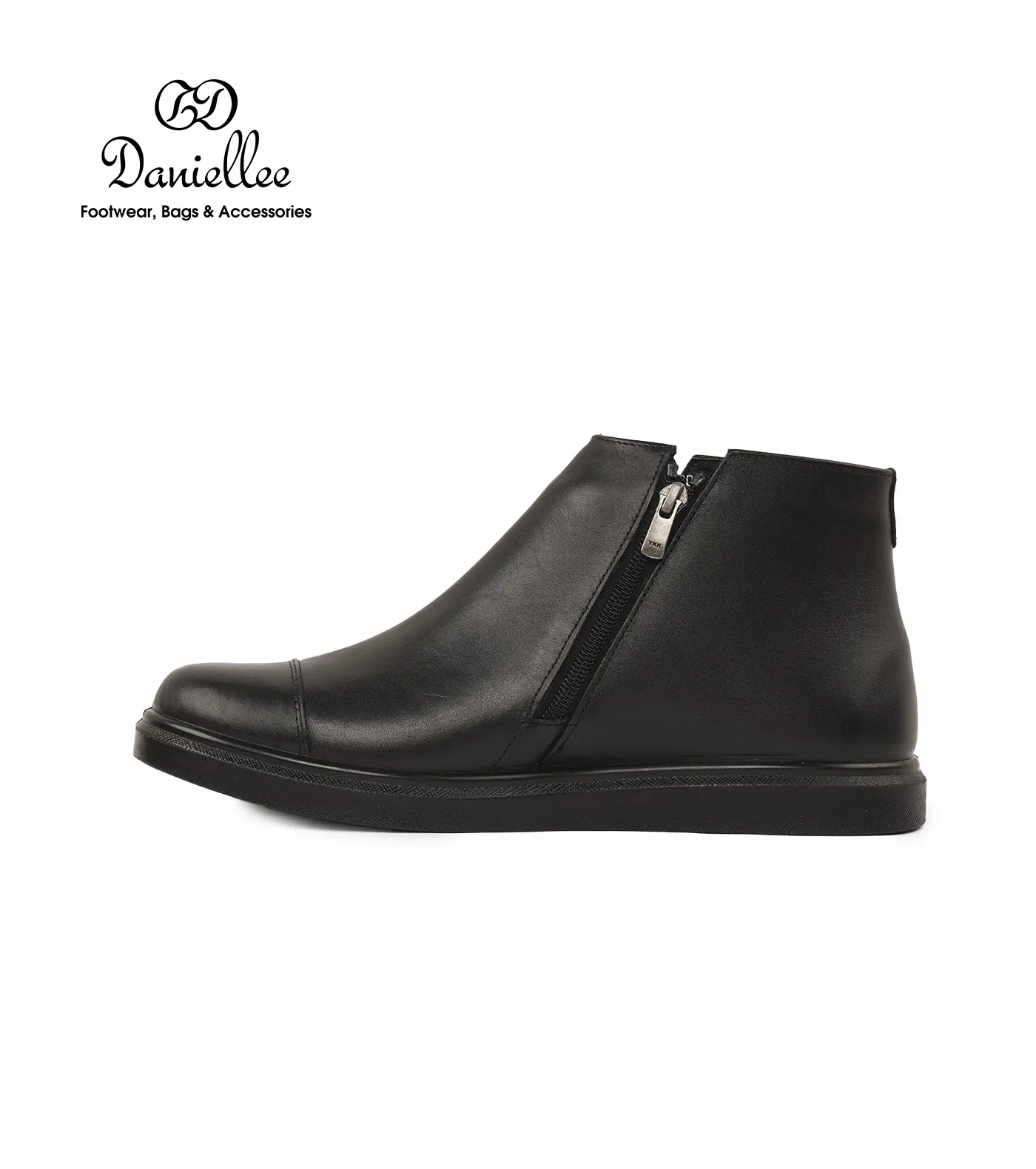 نیم بوت چرمی روزمره مردانه Ariom Bootie LC Zipper