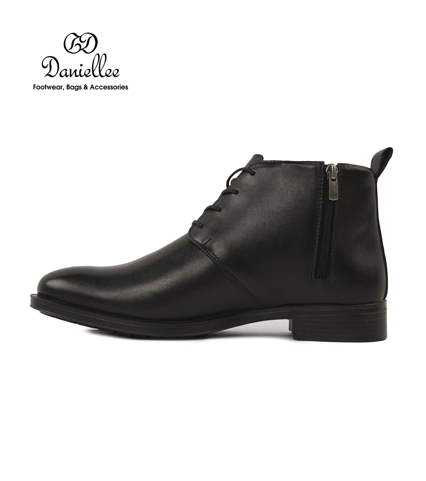 نیم بوت چرمی رسمی مردانه Abtin Bootee LC Lace