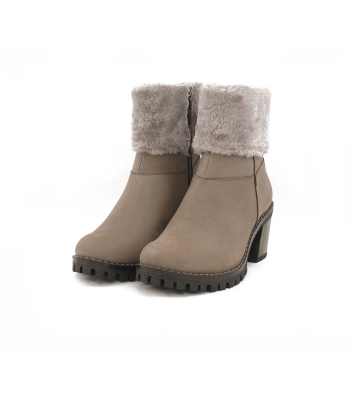 نیم بوت چرمی رسمی زنانه Elica Bootie MC Zip