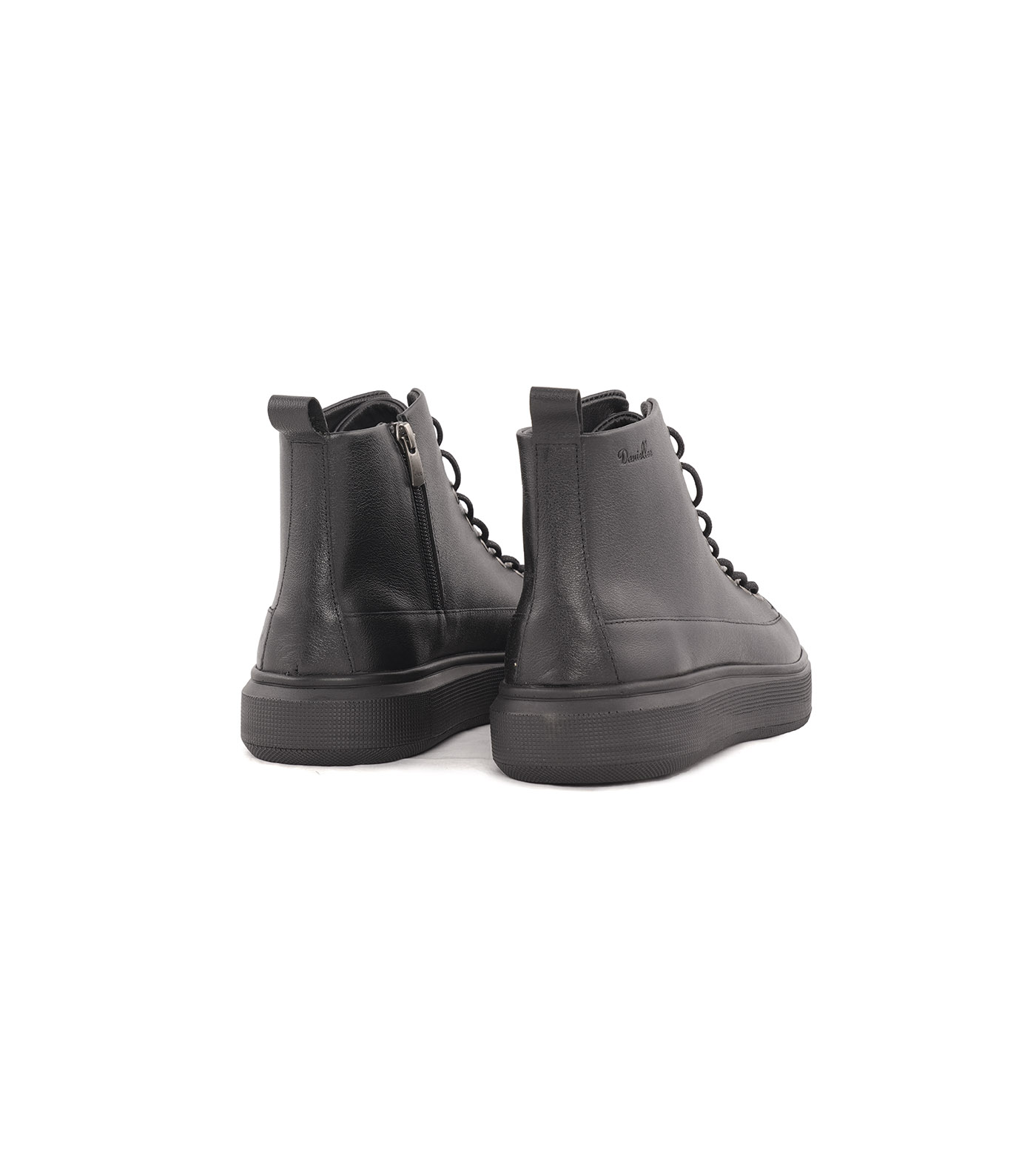 نیم بوت چرمی روزمره مردانه Aron Bootie MC Lace