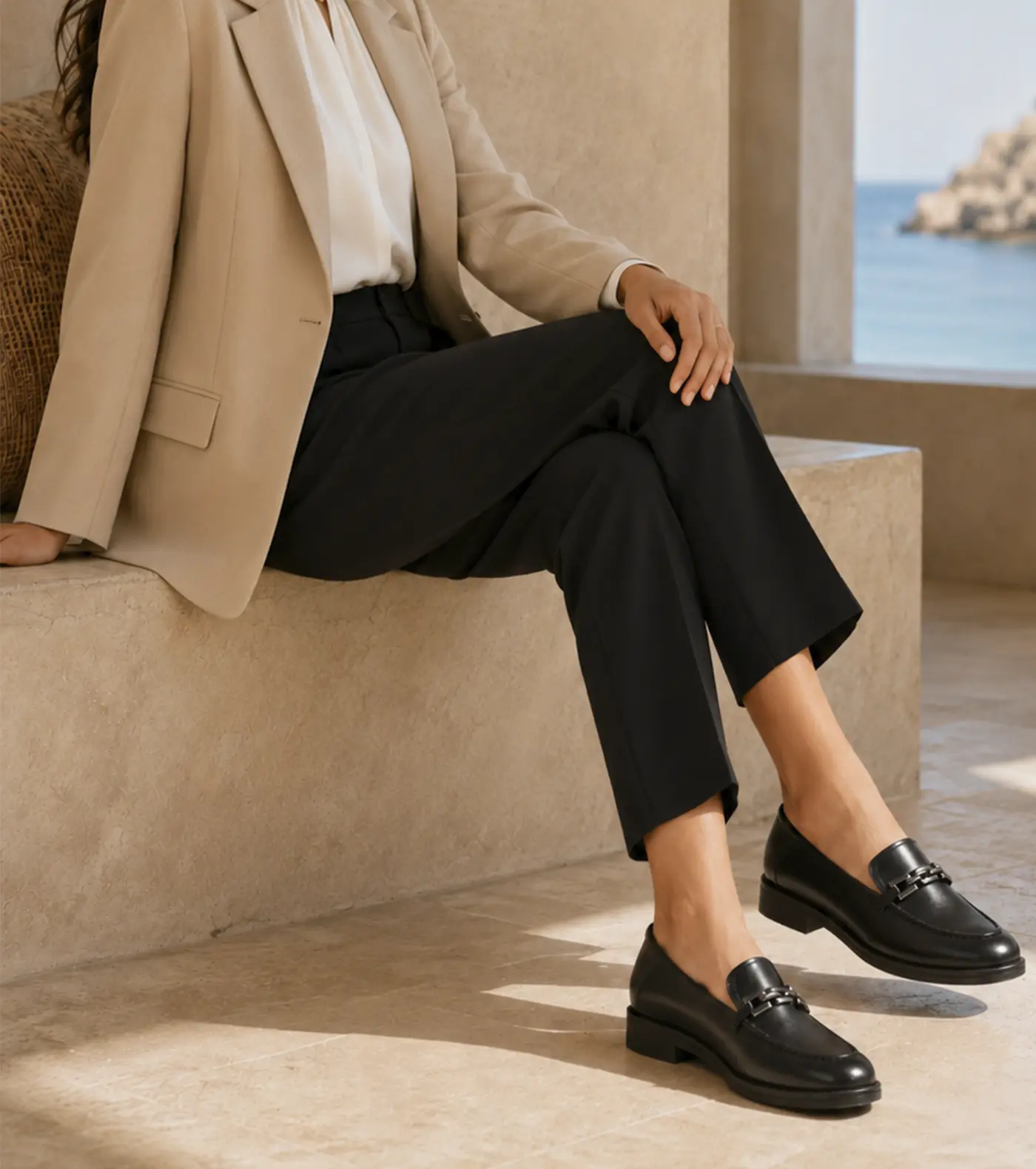 کفش چرمی رسمی زنانه Armita Loafer