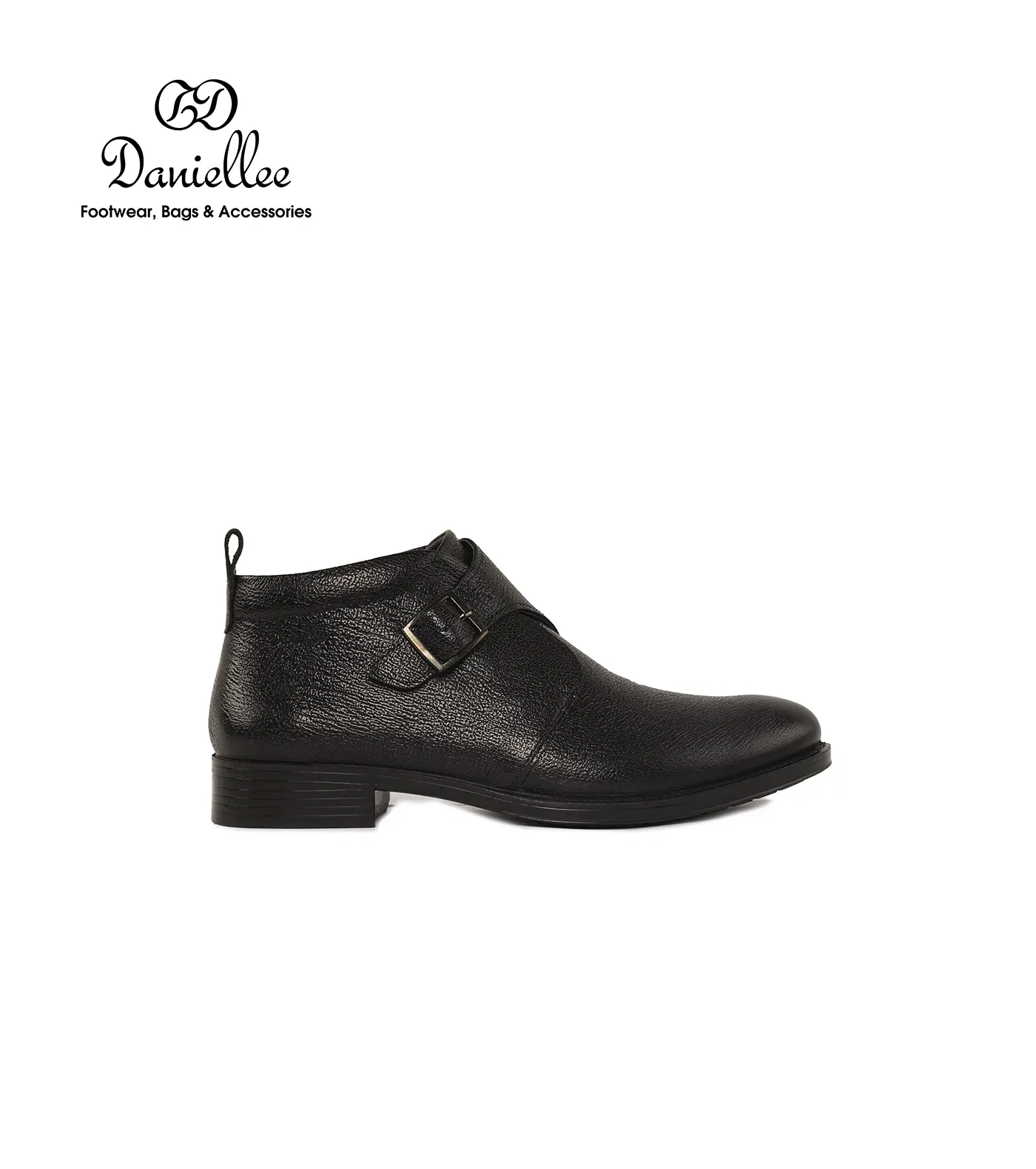 نیم بوت چرمی رسمی مردانه Abtin Buckle Bootie LC