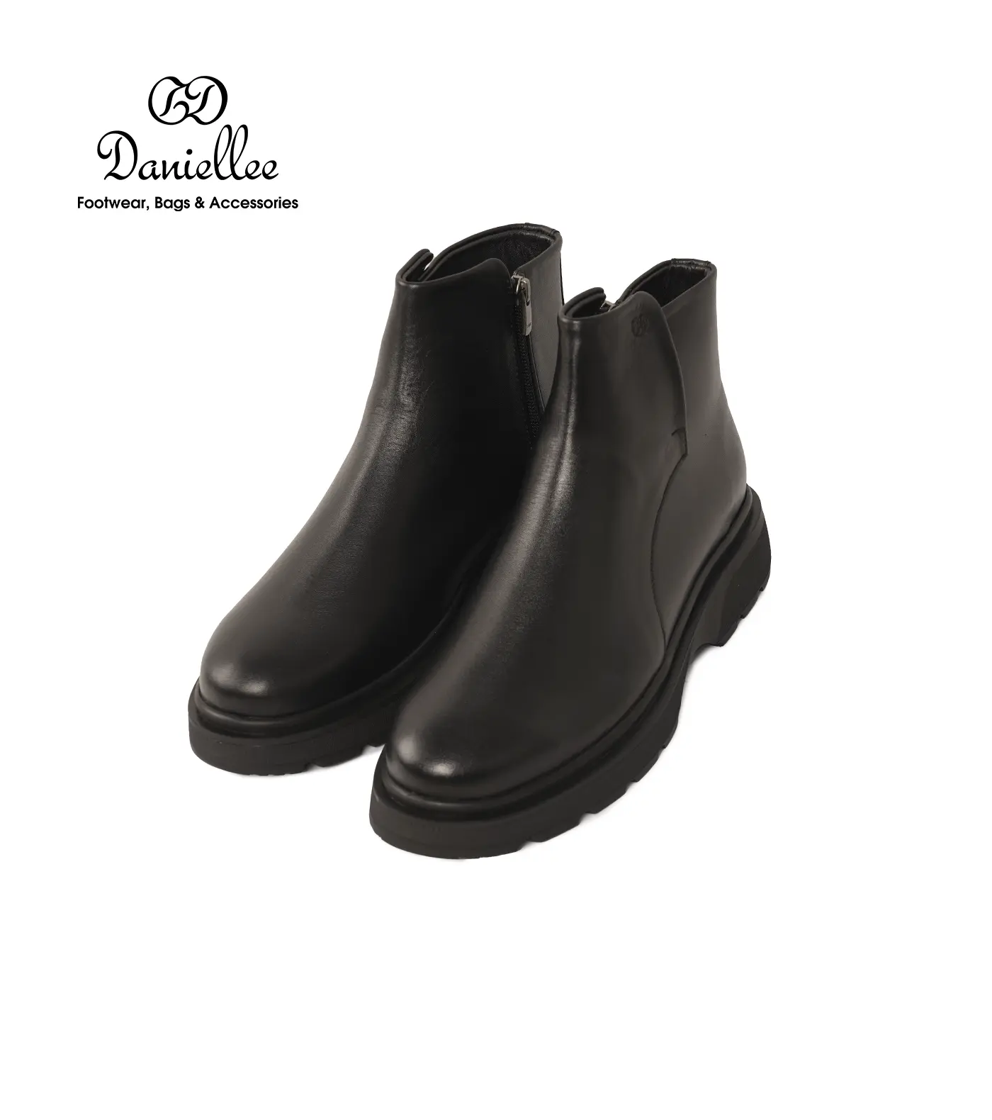 نیم بوت چرمی روزمره مردانه Adas Bootie LC