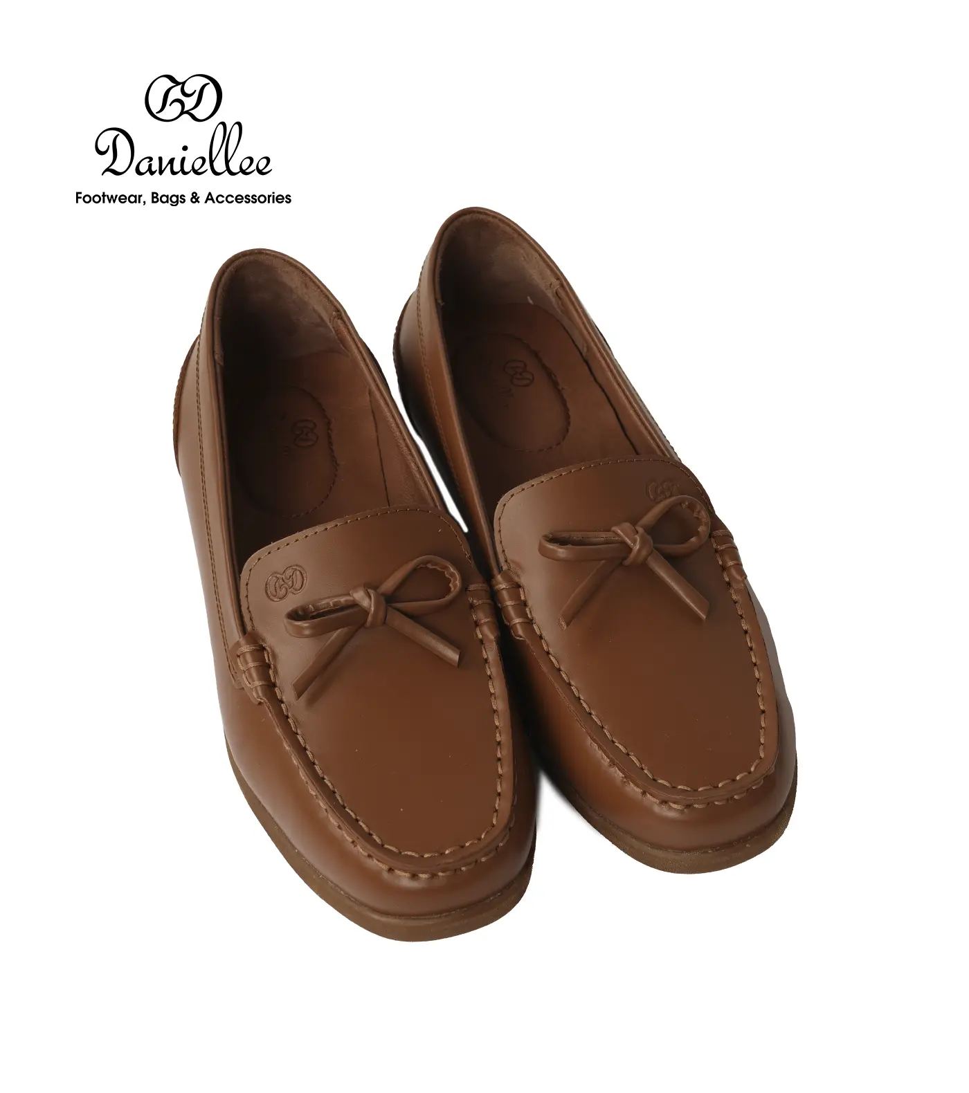 کفش چرمی روزمره زنانه Dani L Moc Bowtie