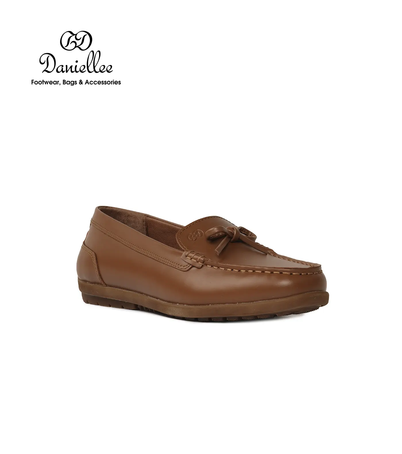 کفش چرمی روزمره زنانه Dani L Moc Bowtie