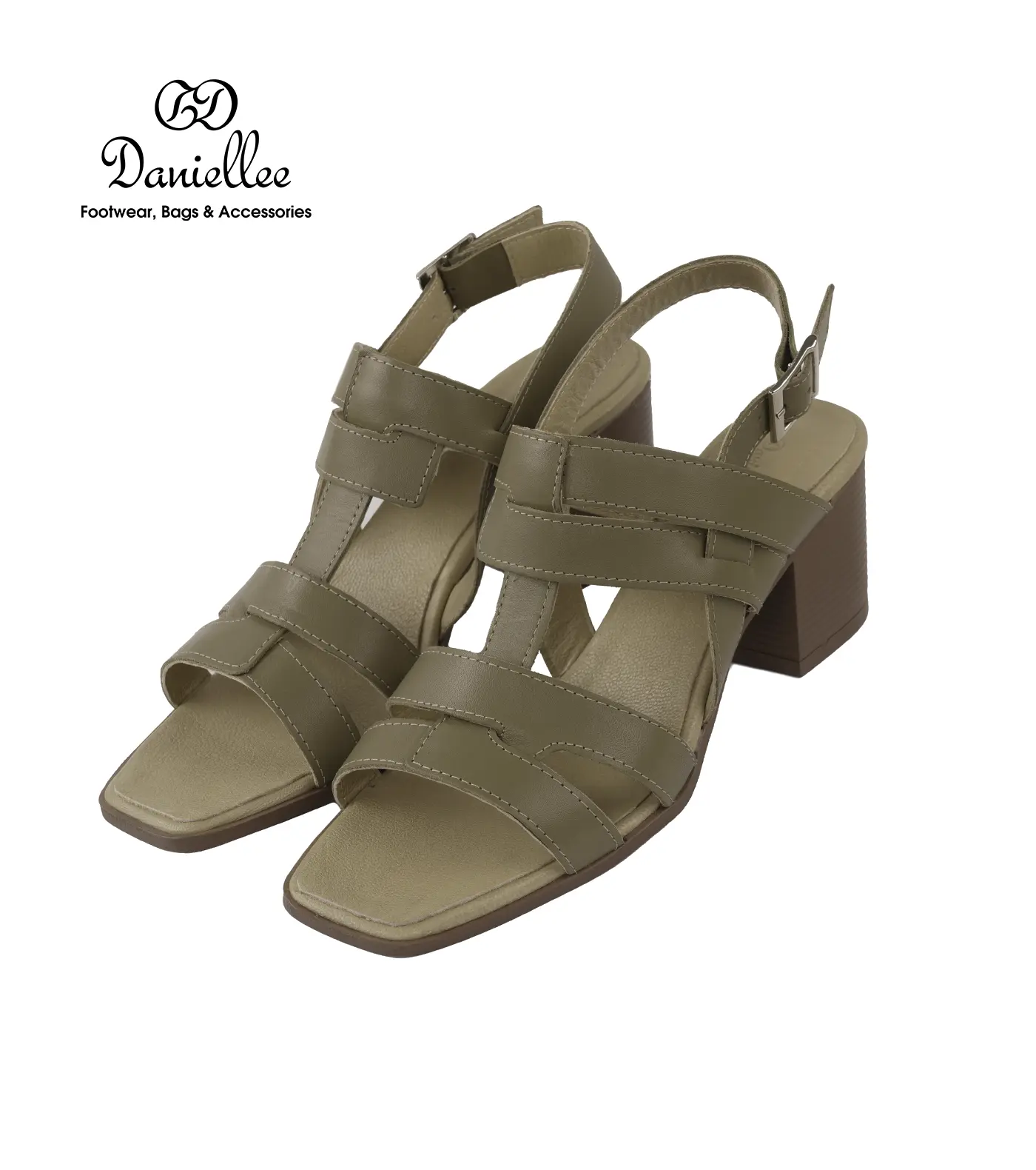 صندل چرمی رسمی زنانه Diba Sandal Tstrap Double