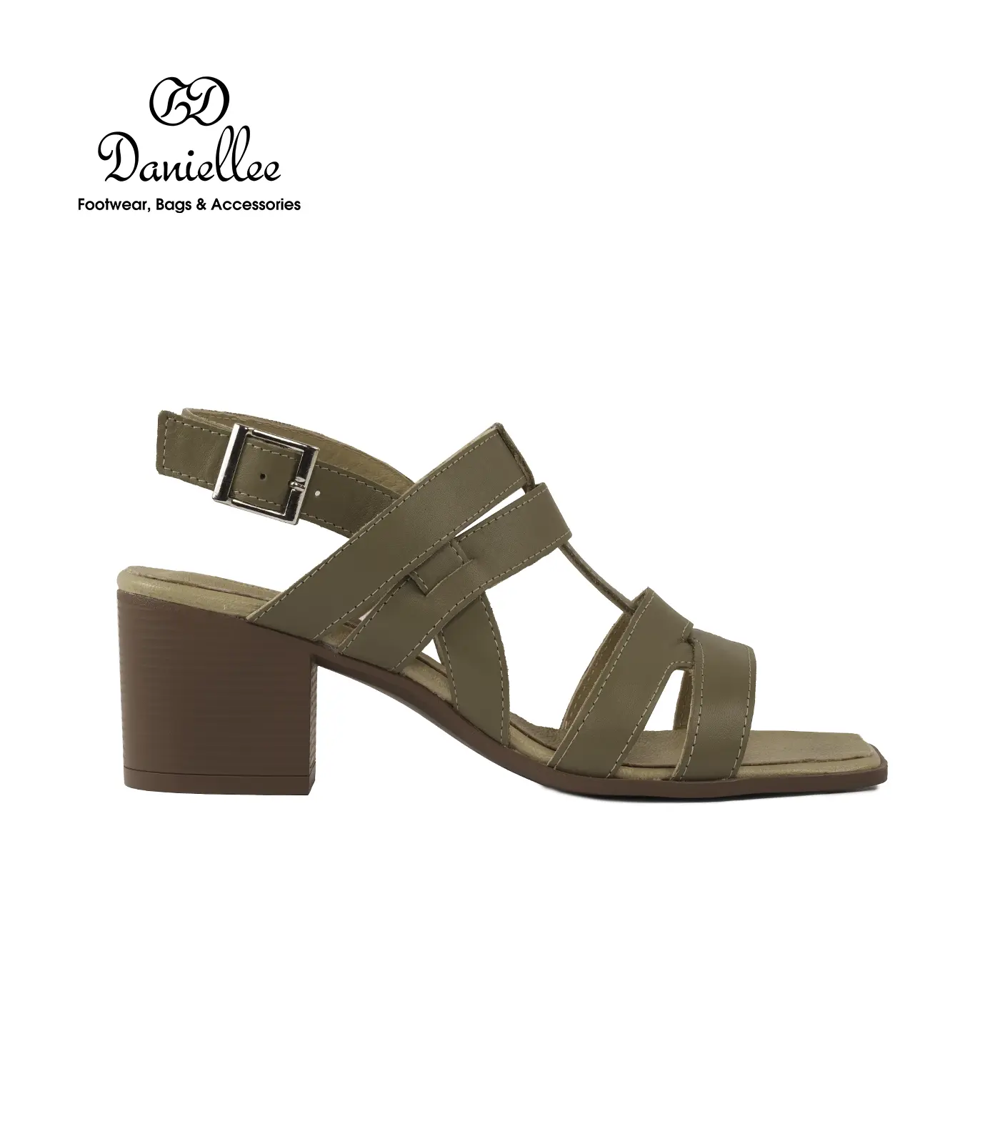صندل چرمی رسمی زنانه Diba Sandal Tstrap Double