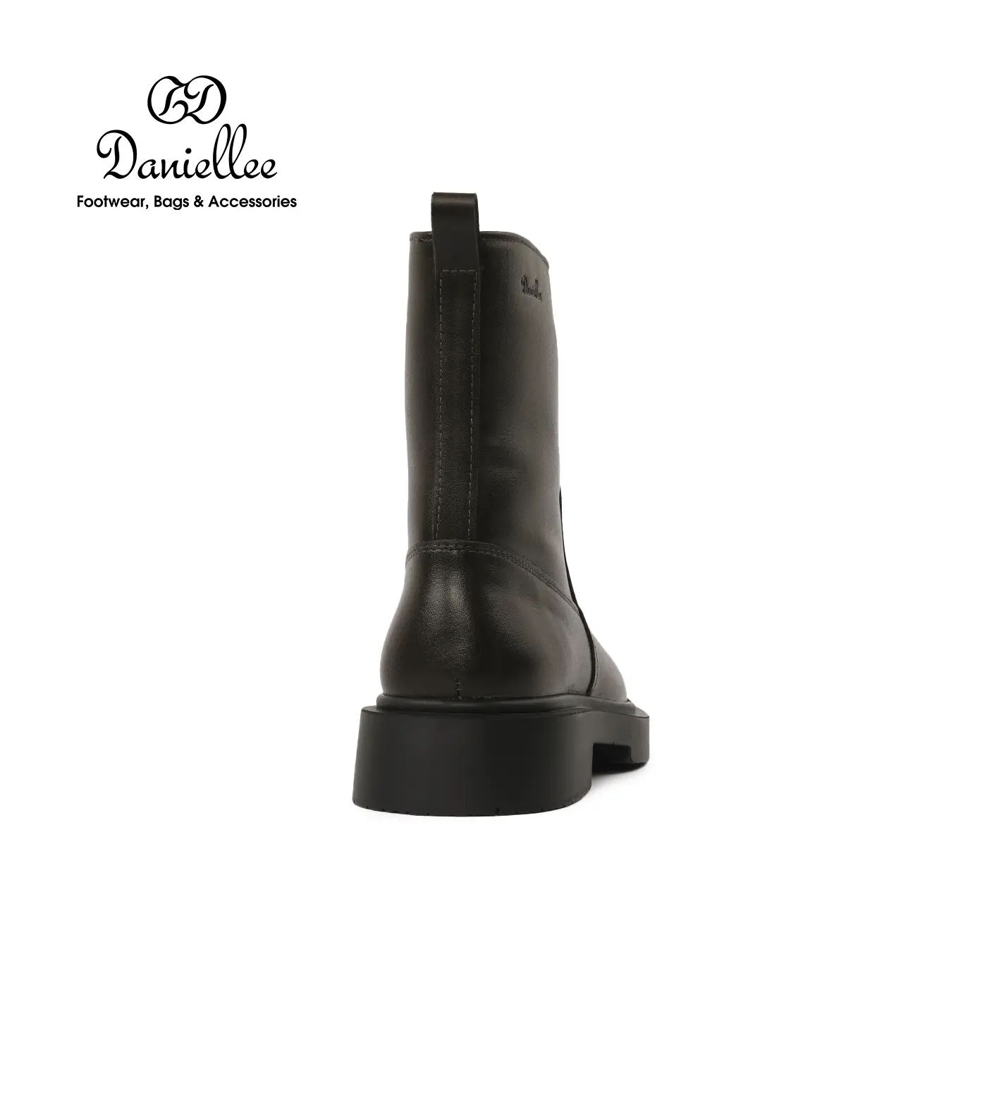 نیم بوت چرمی روزمره زنانه Dina Bootie MC Zip