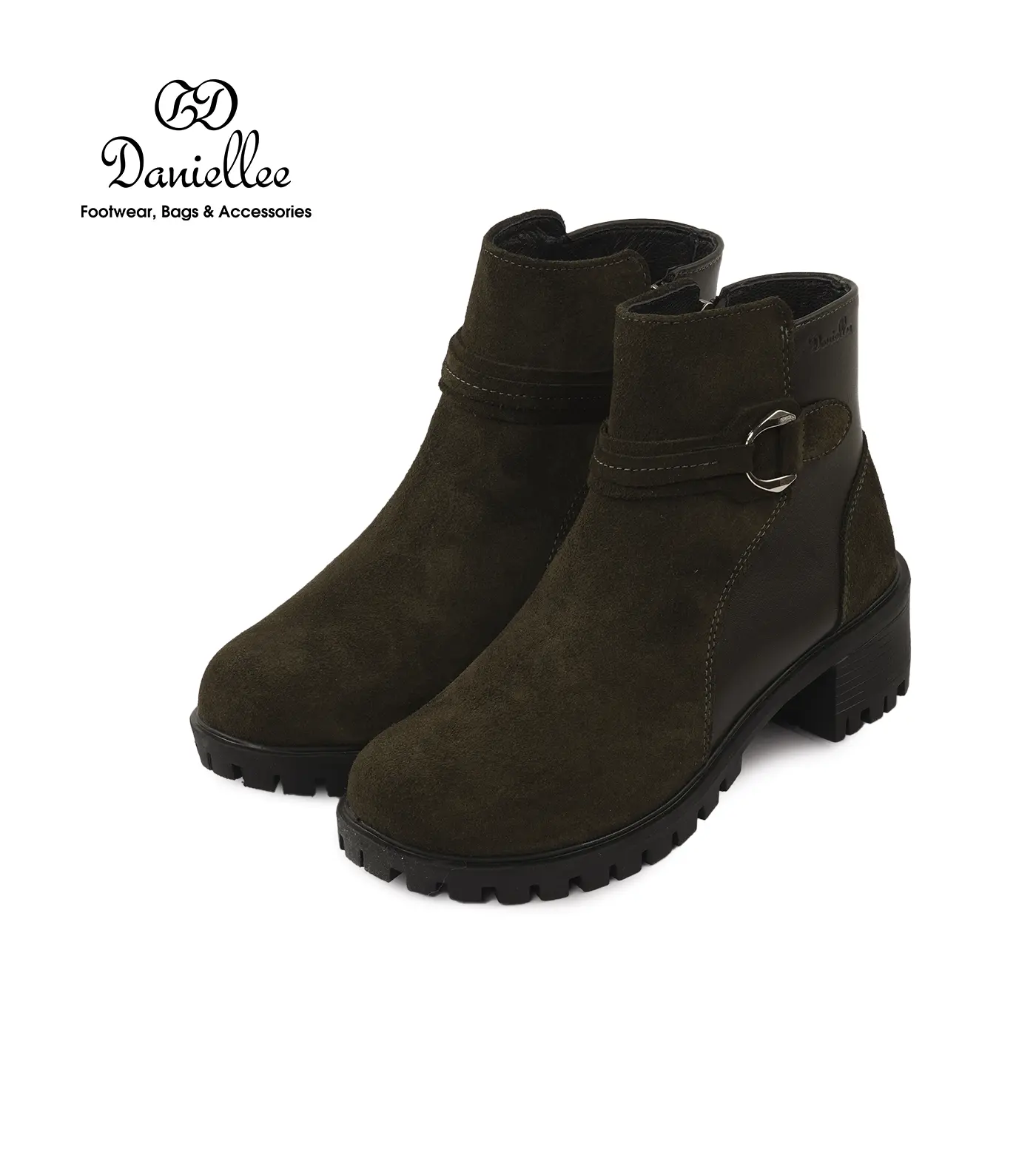 نیم بوت چرمی روزمره زنانه Ava Bootie MC Zip