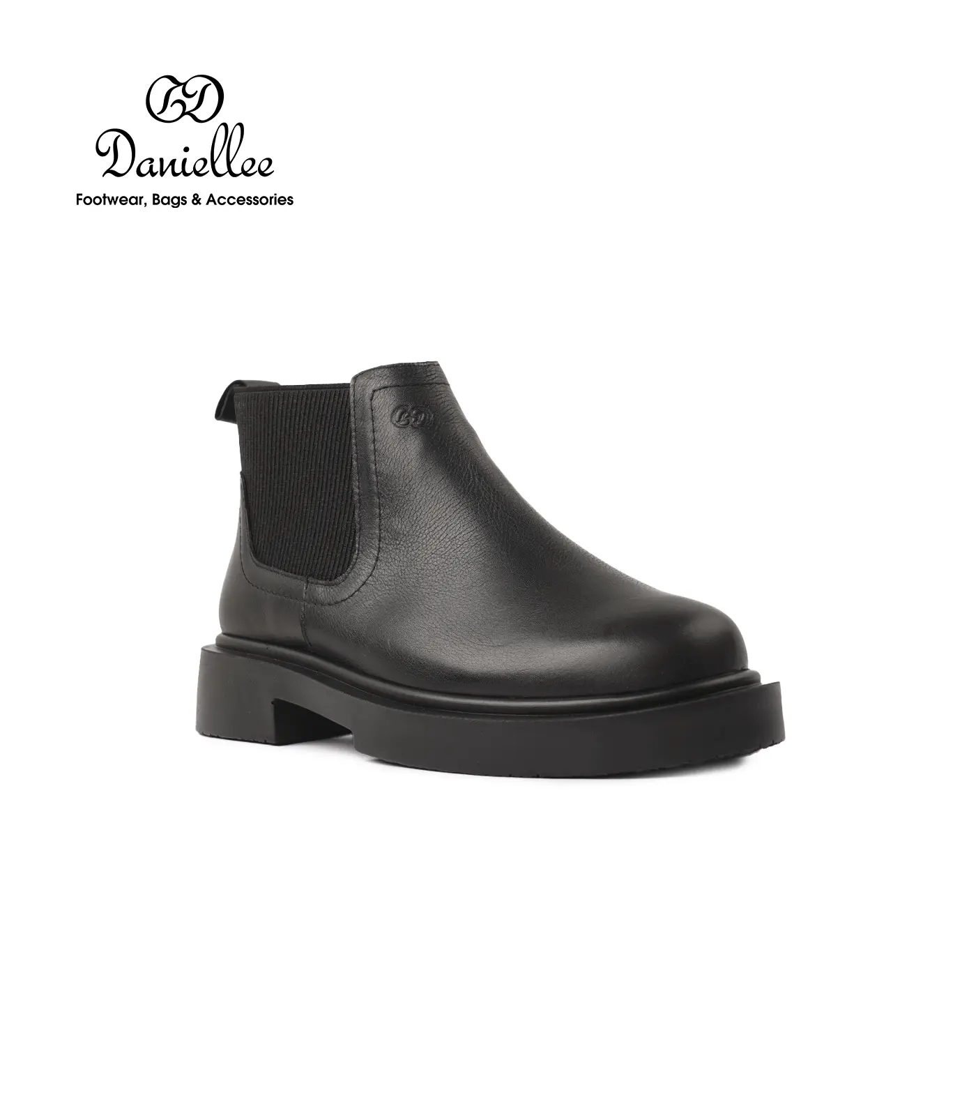 نیم بوت چرمی روزمره زنانه Dina Bootie MC Zip II