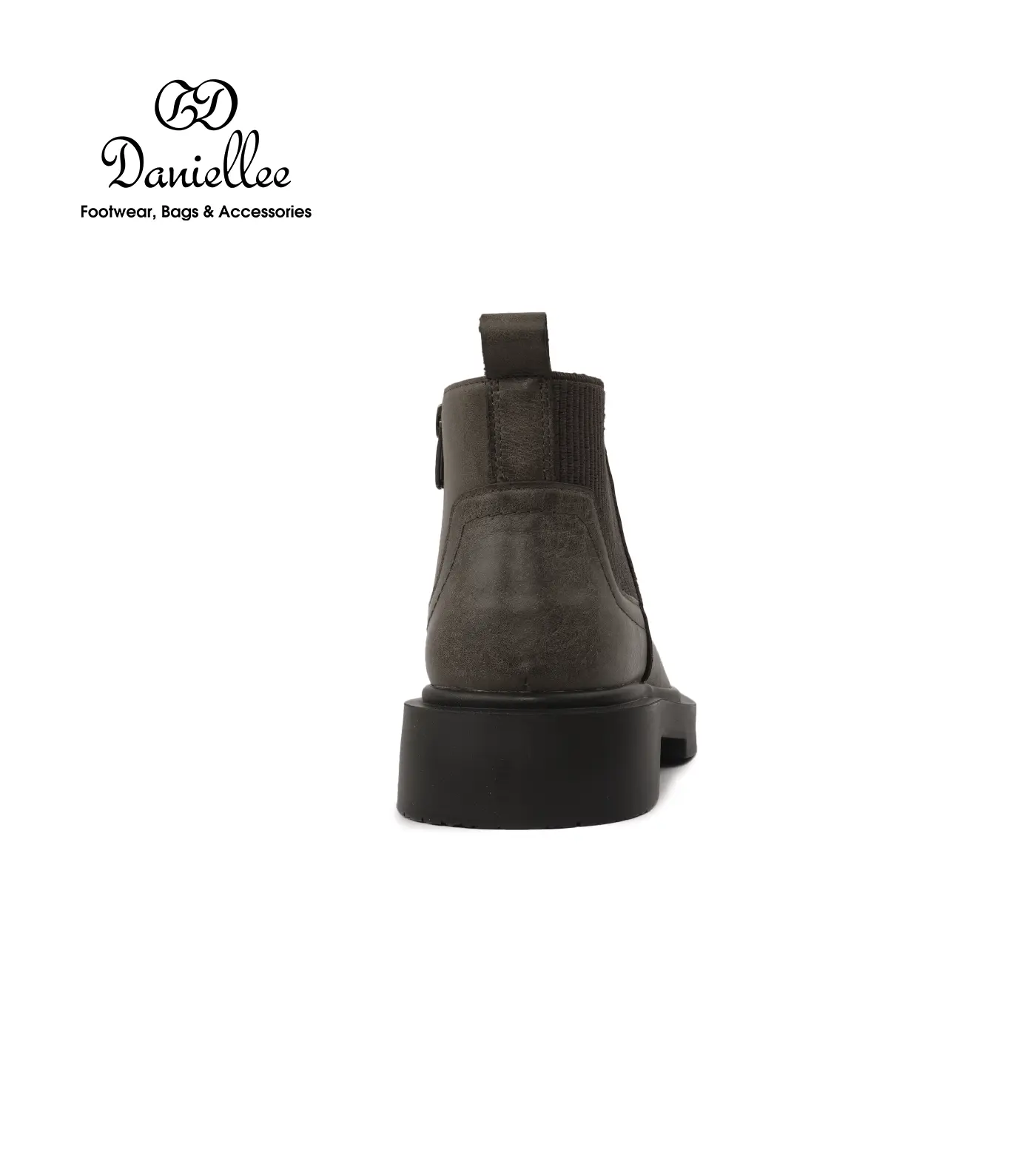 نیم بوت چرمی روزمره زنانه Dina Bootie MC Zip II