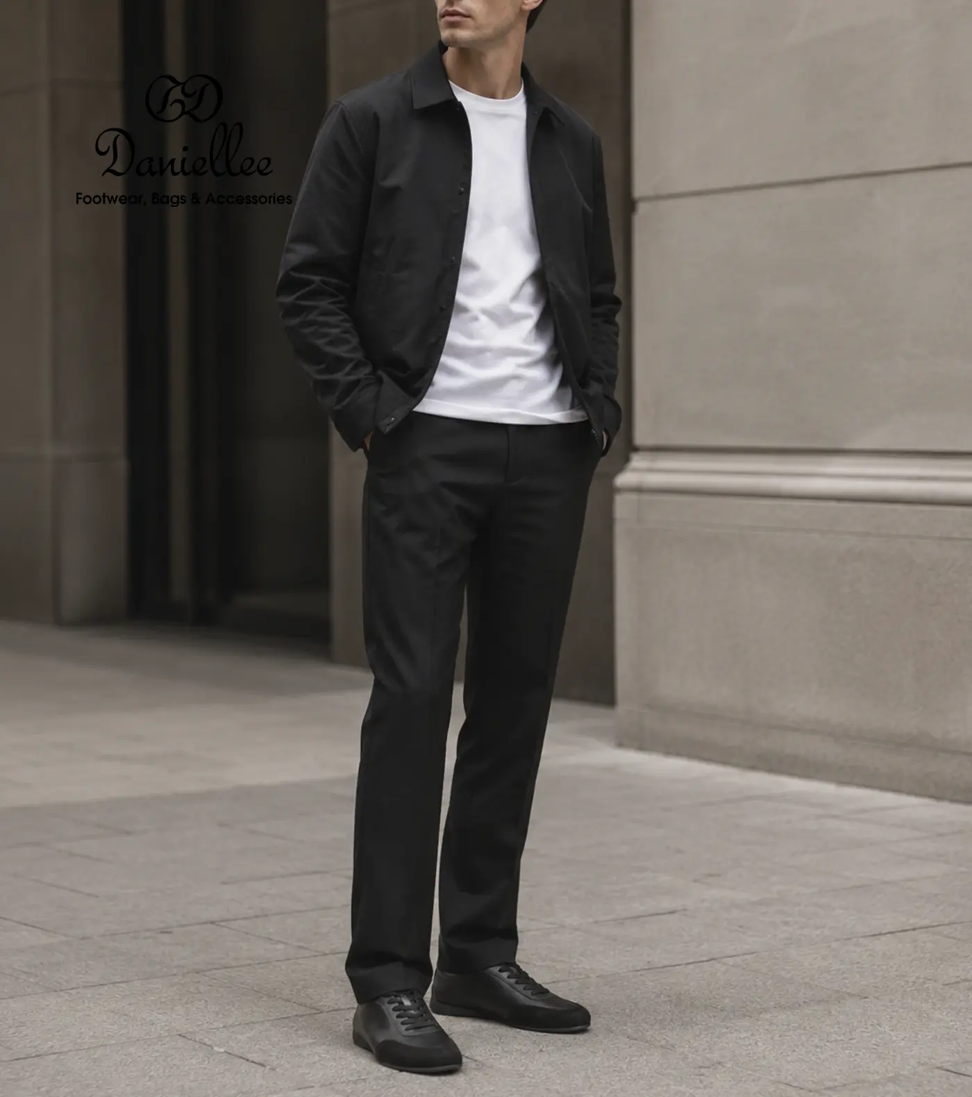 کفش چرمی روزمره مردانه Makan Lace