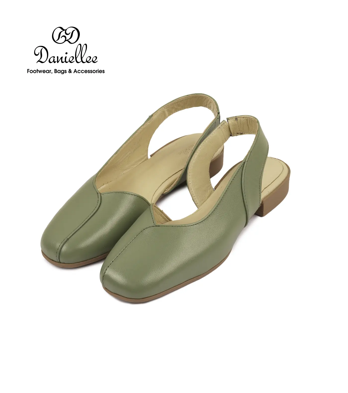 کفش چرمی روزمره زنانه Lina Sling Back