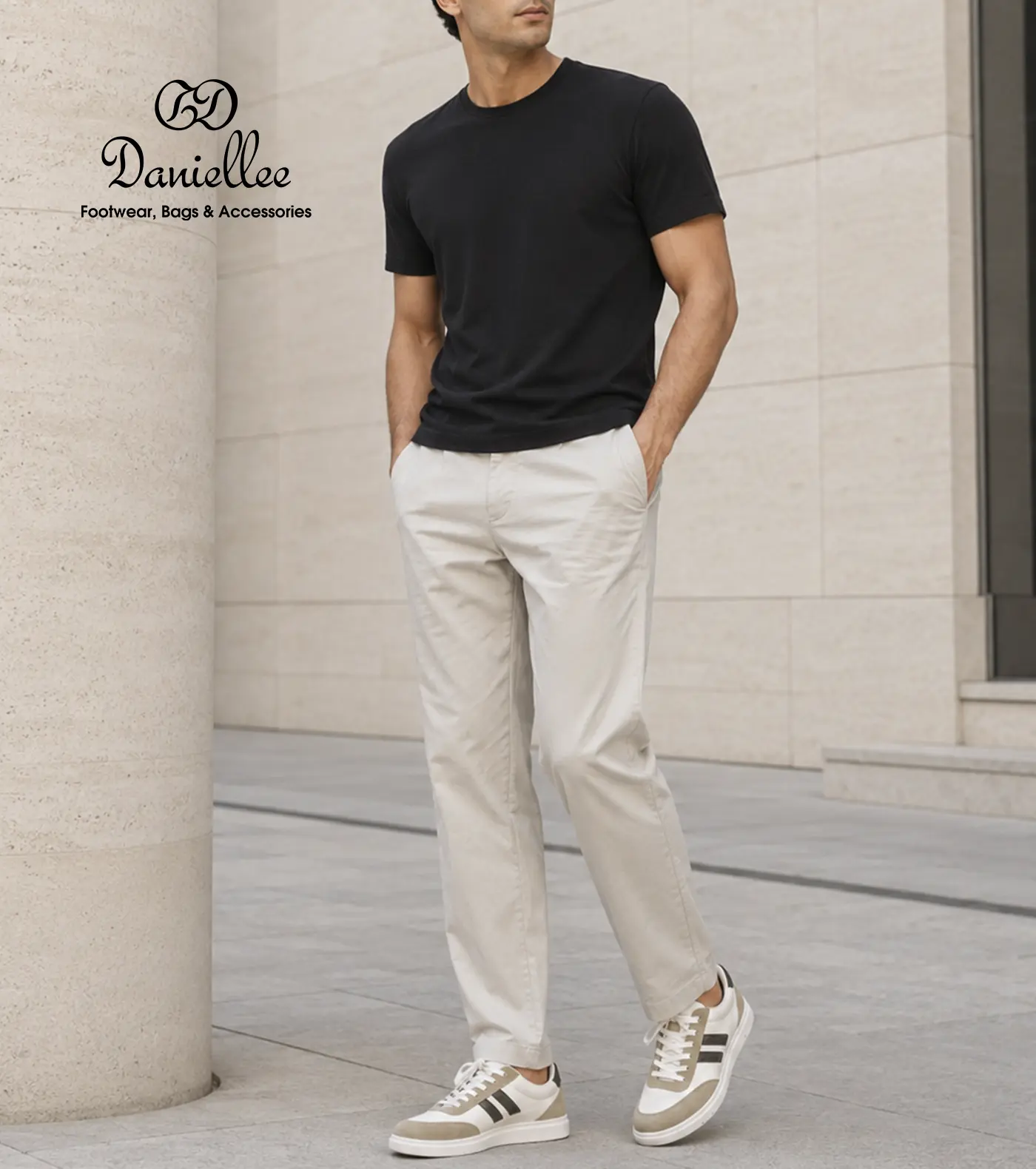 کفش Leather Mix روزمره مردانه Ariom Lace Dwight