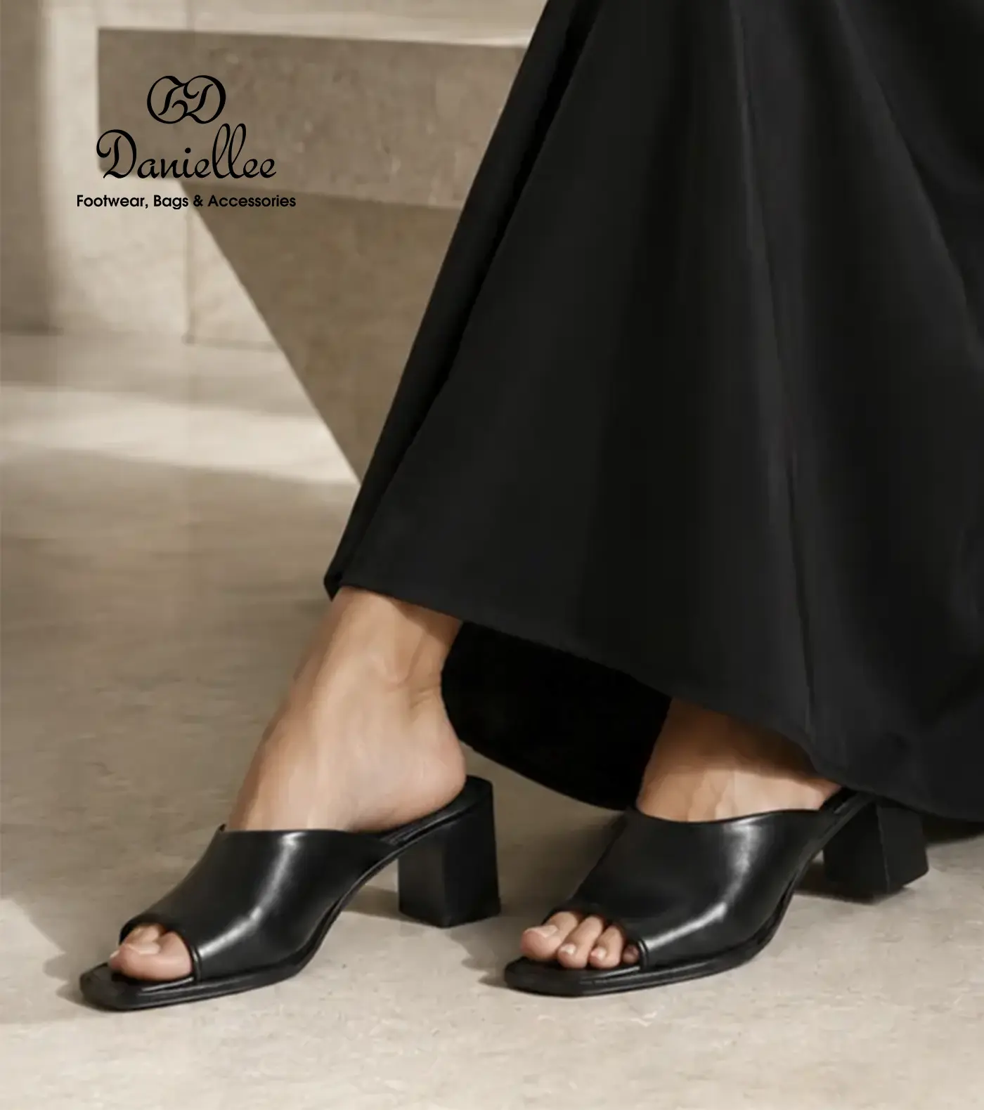 صندل چرمی رسمی زنانه Elin Peeptoe  Sandal