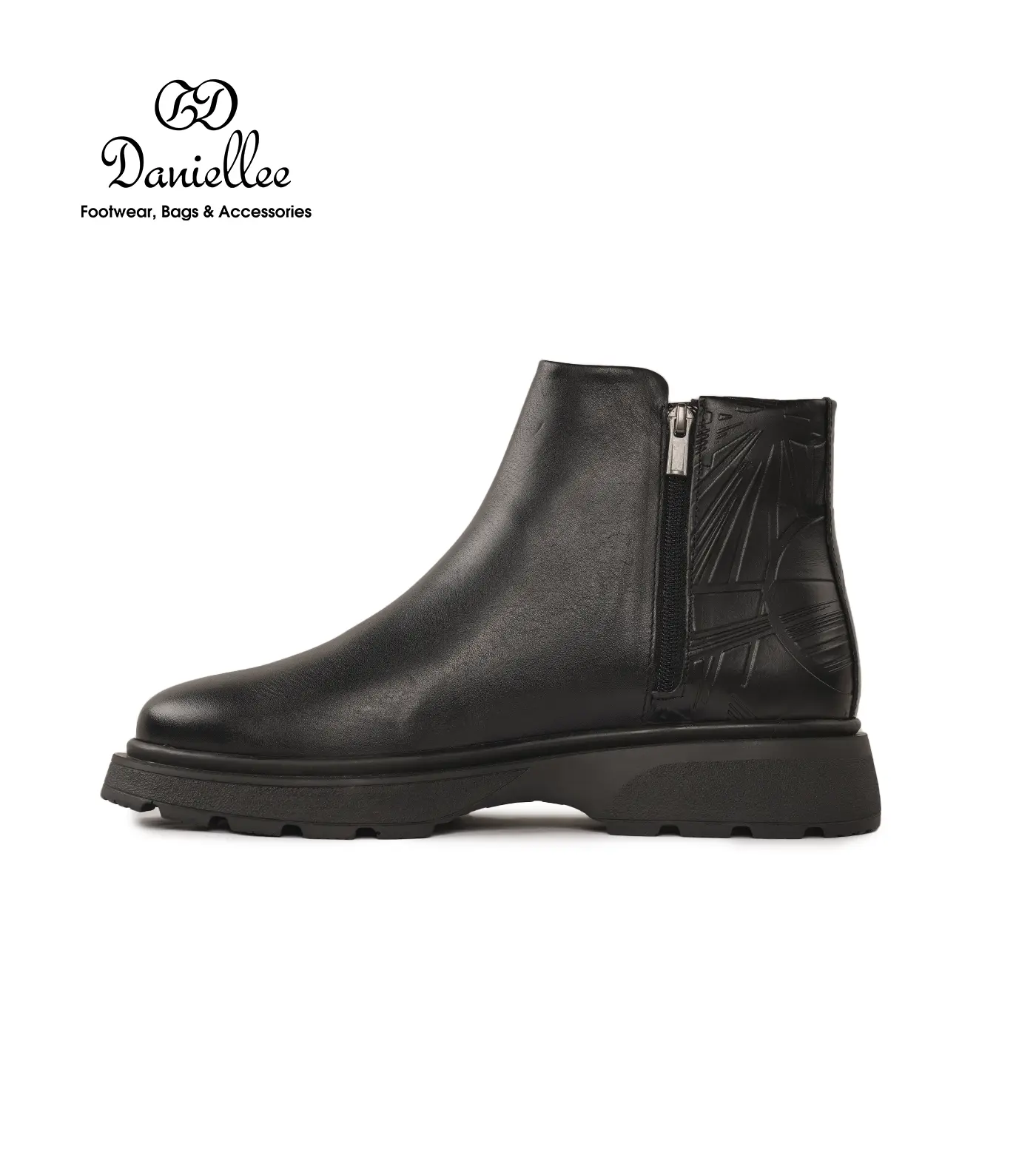 نیم بوت چرمی روزمره مردانه Adas Bootie LC